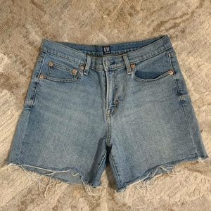 Light Denim Shorts (Size 28/medium)